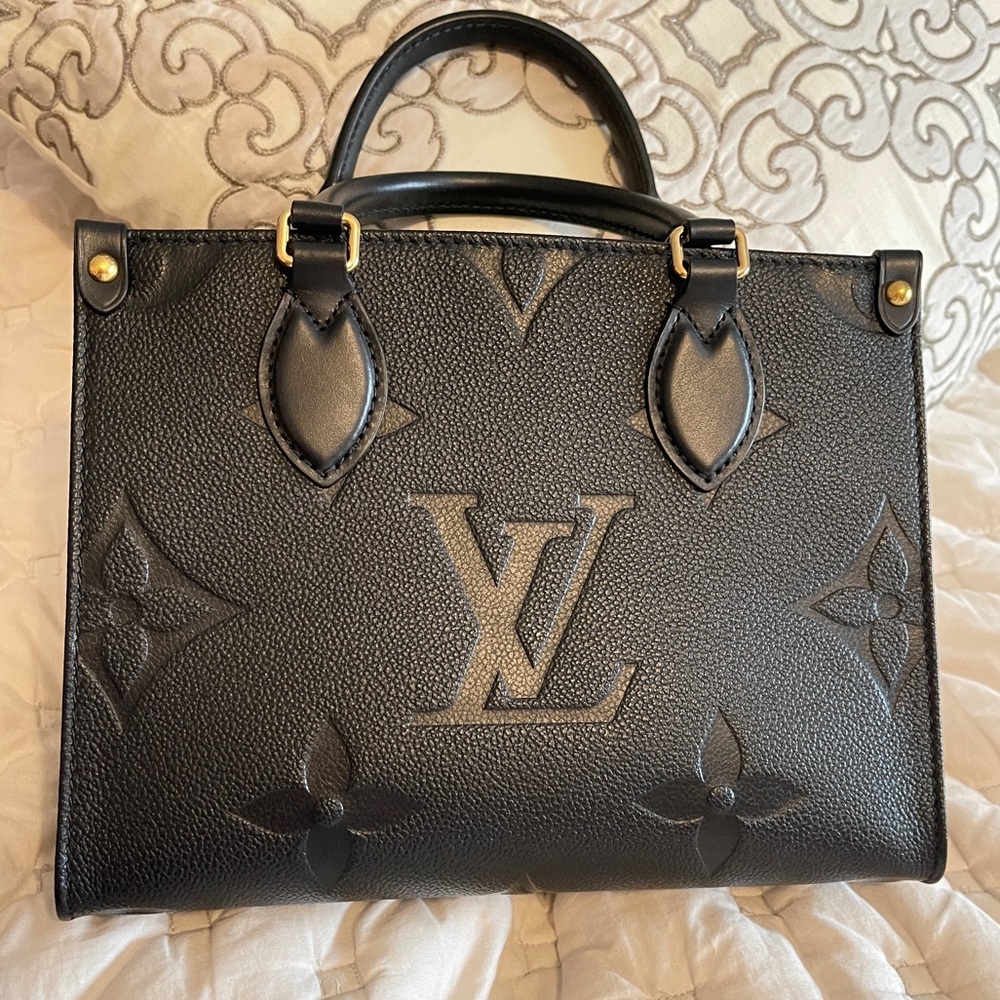 Louis Vuitton On the Go PM Handbag Empreinte